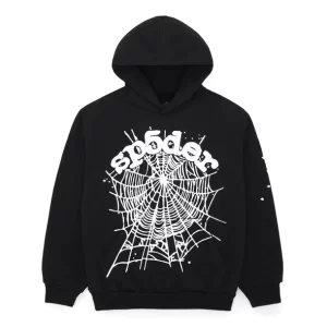 Black Og Web Hoodie Sp5der