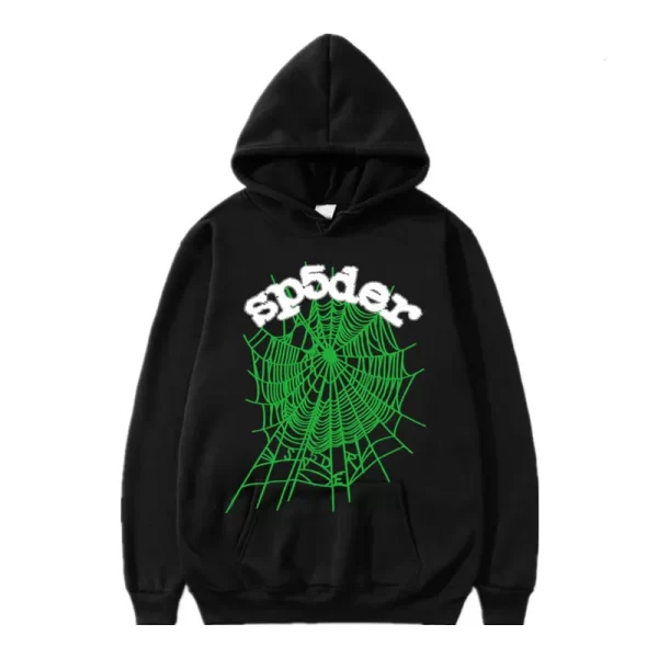 Sp5der Hoodie Black