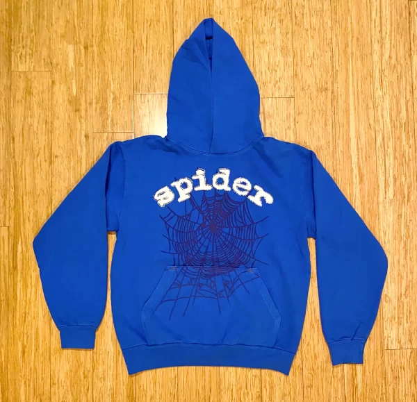 Unisex Blue Spider Hoodie