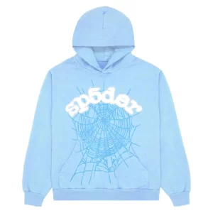 Sky Blue Sp5der Hoodie