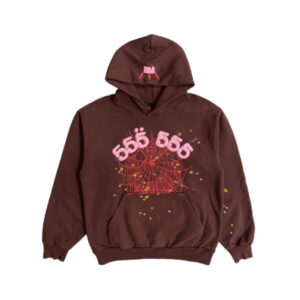 Sp5der 555 Hoodie – Brown