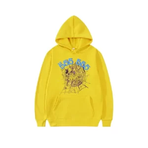 Sp5der 555555 Hoodie Yellow