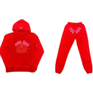 Sp5der 555 555 Tracksuit Red