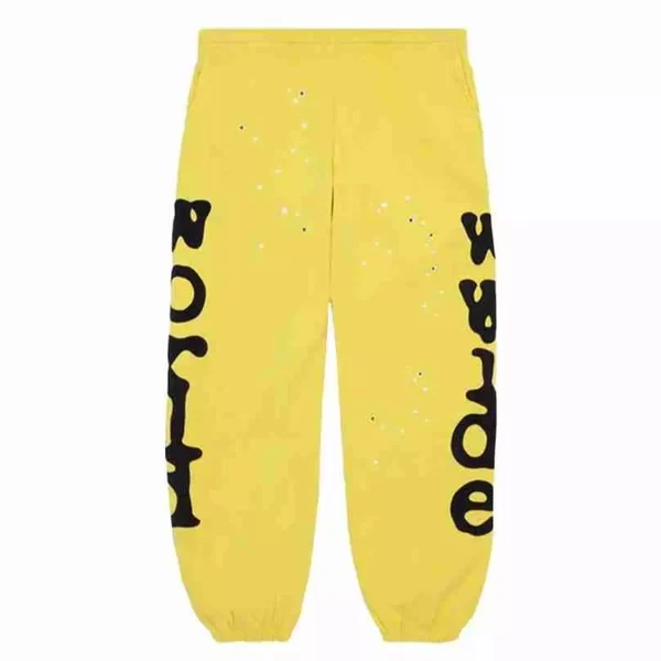 Sp5der Beluga Sweatpants Gold