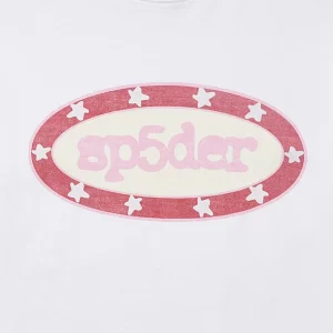 Sp5der Buckle White Tee