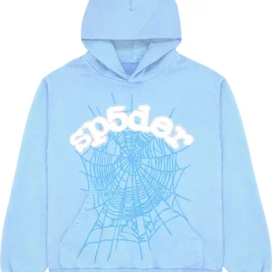 Sp5der Sky Blue Tracksuit