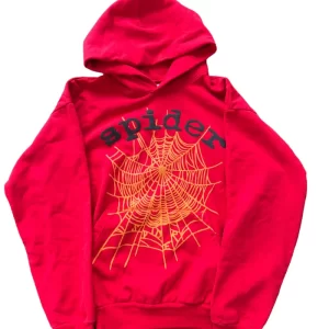 Spider Hoodie Red