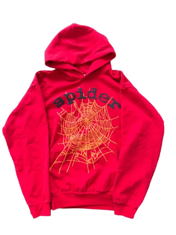 Spider Hoodie Red