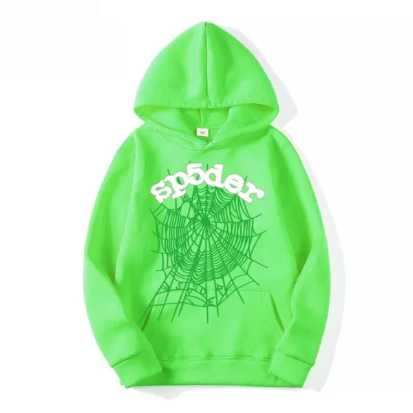 Unisex Green Sp5der Hoodie