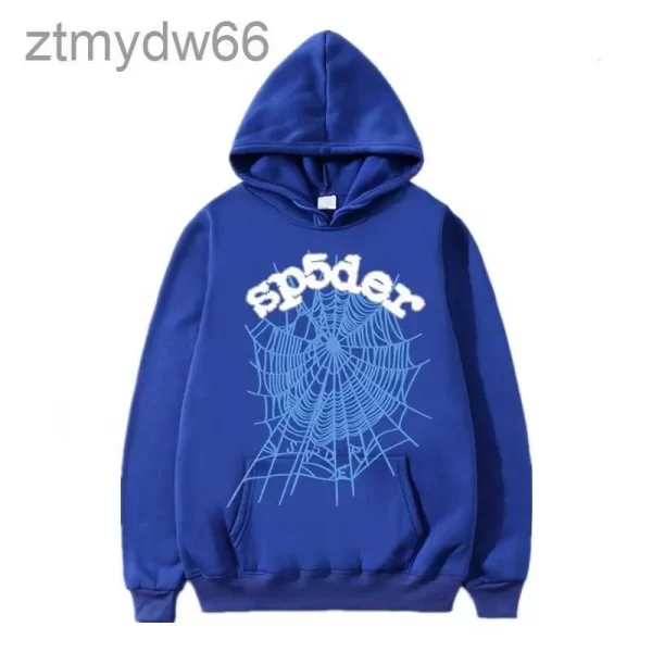 Unisex Sp5der Hoodie – Blue